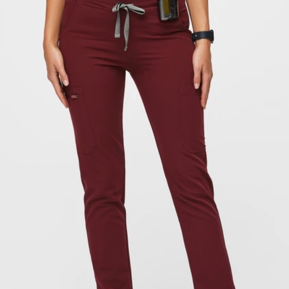 FIGS Burgundy Scrubs Pants